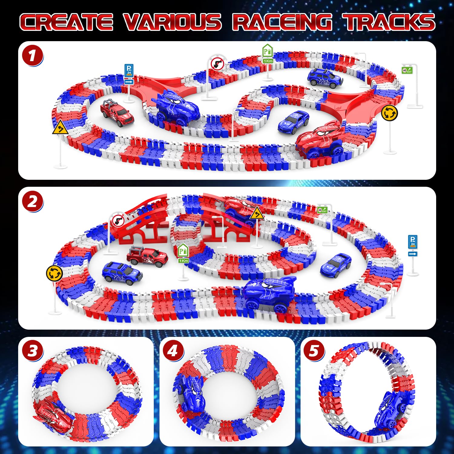 Desuccus Spider small car push-and-go for quick races and fun.