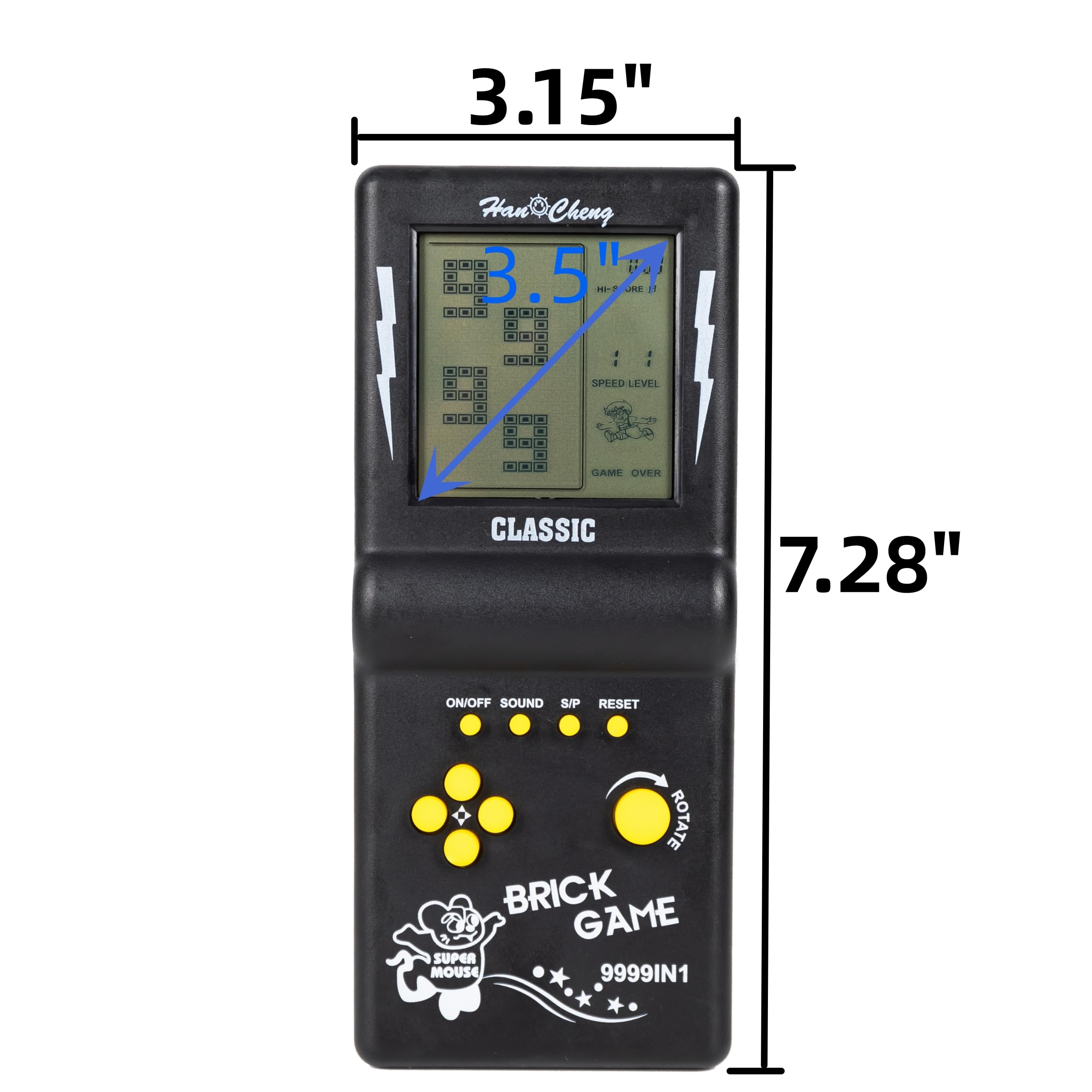 Desyeryamimi handheld with 3.5 inch screen for clear gameplay