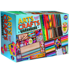 DEVELOPE BY PLAY warehouse box open for easy storage of kids' crafts.
