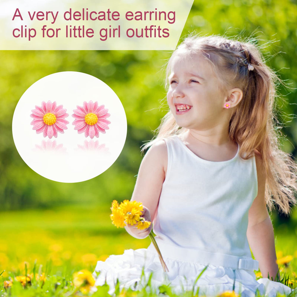 DEVIENG clip-on pineapple earrings for kids, playful and easy to wear
