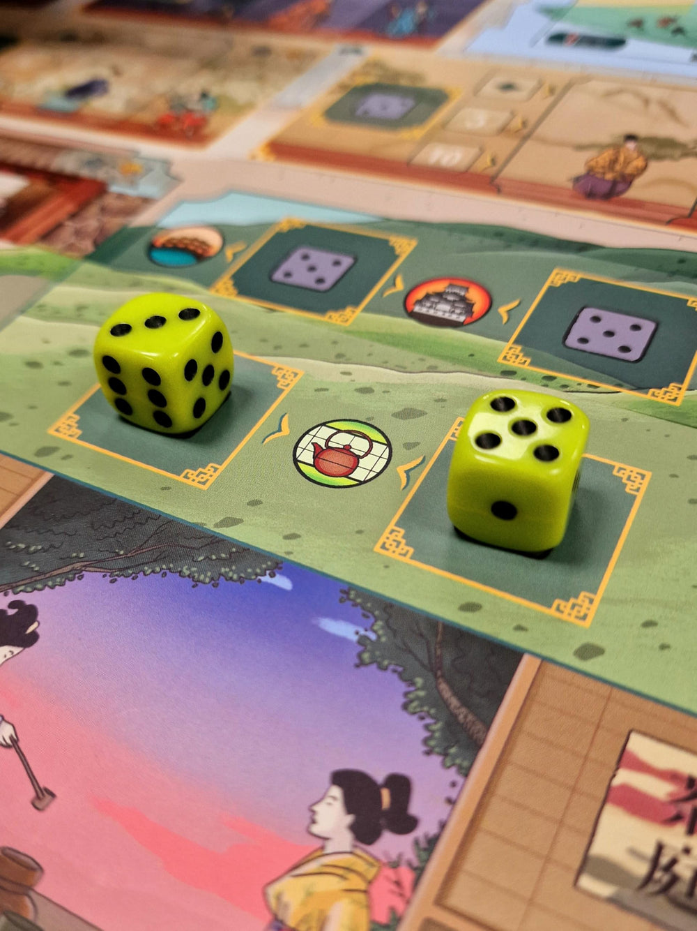 Devir The White Castle Matcha expansion extra-turn token.