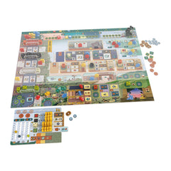 Devir Tea ceremony themed board and components deliver immersive setup.