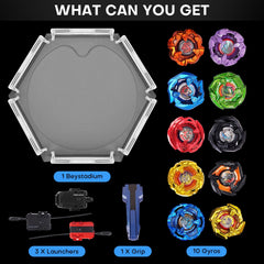 DEZAWRTY Gyro X grip and arena improve control and setup.