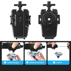 DEZAWRTY Gyro X stadium-ready setup for easy, portable battles.