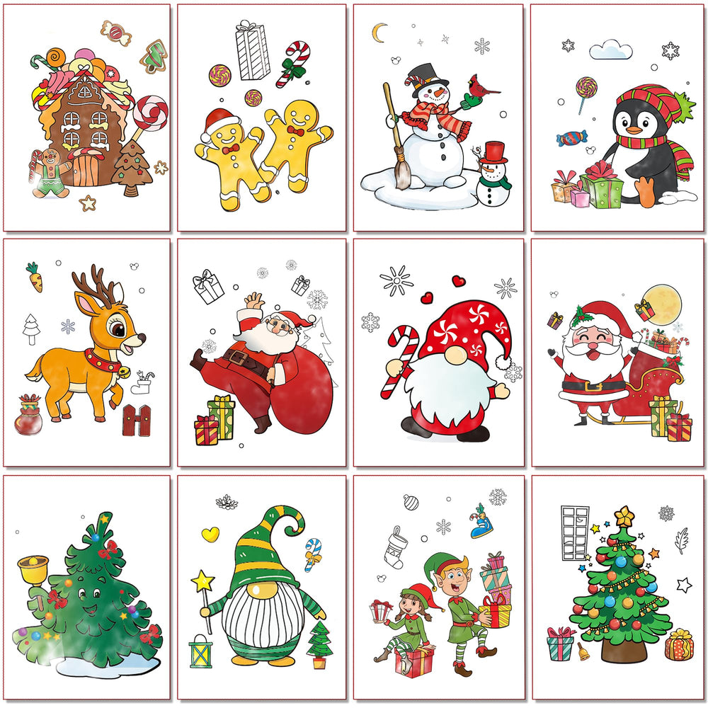 D-FantiX Christmas trees coloring page inspires colorful holiday decorating.
