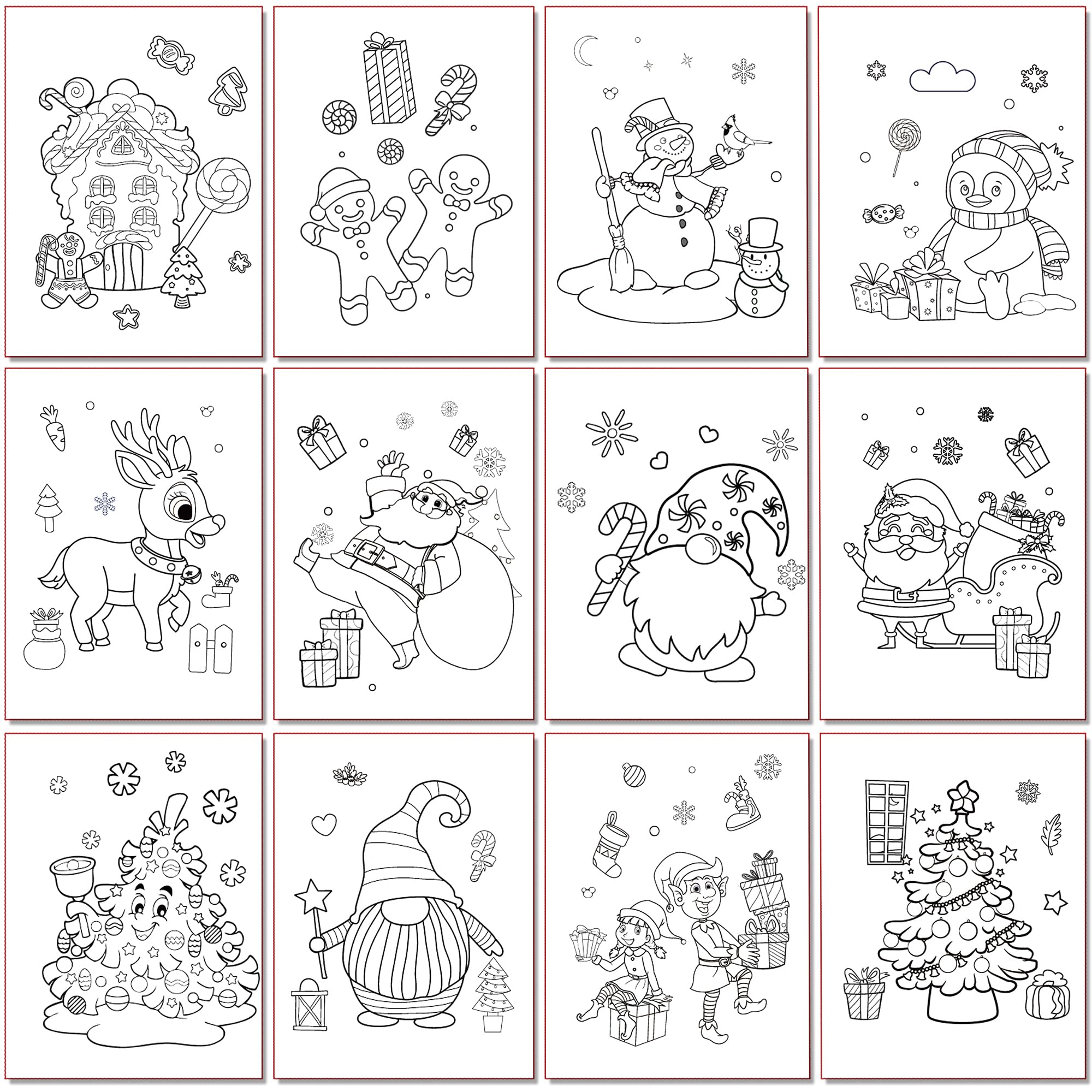 D-FantiX Sloth Christmas drawing encourages creative coloring fun.