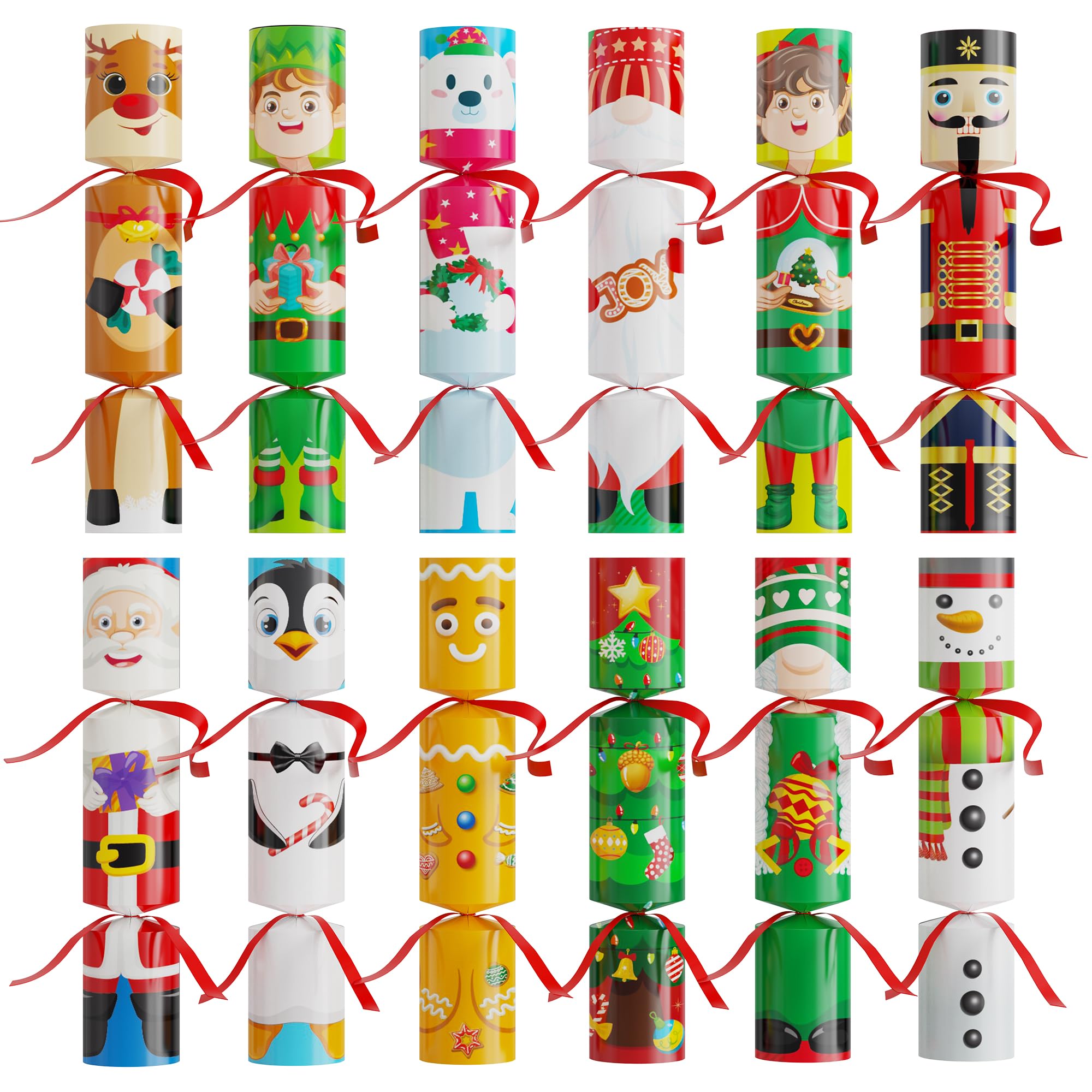D-FantiX Santa no-snap table favor adds festive charm to Christmas dinner.