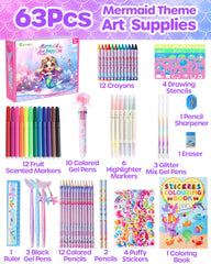 D-FantiX mermaid colored pencils for detailed on-the-go drawing.