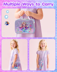 D-FantiX mermaid stencils help create themed art quickly.