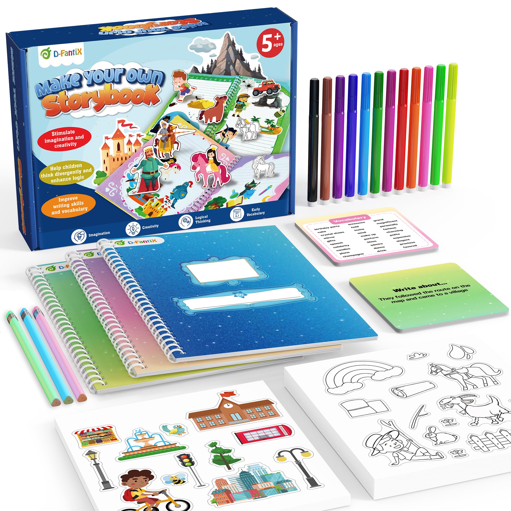 D-FantiX My Storybook Art Kit box sparks creativity and storytelling for kids