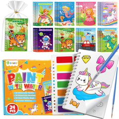 D-FantiX paint with water book cover showing vibrant, mess-free art for kids