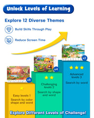 D-FantiX search and find book space adventure scene fuels imagination and attention to detail.