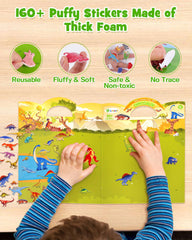 D-FantiX safari scene stickers sparking pretend play