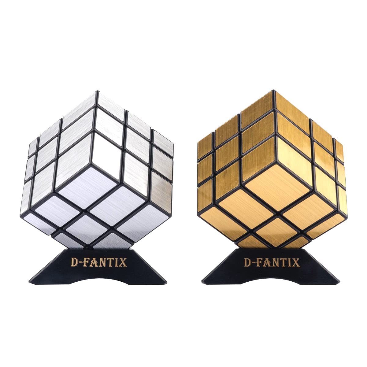 D-FantiX Shengshou mirror cube silver set for two players, versatile puzzle play