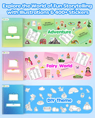 D-FantiX 300-plus color stickers for vibrant art scenes