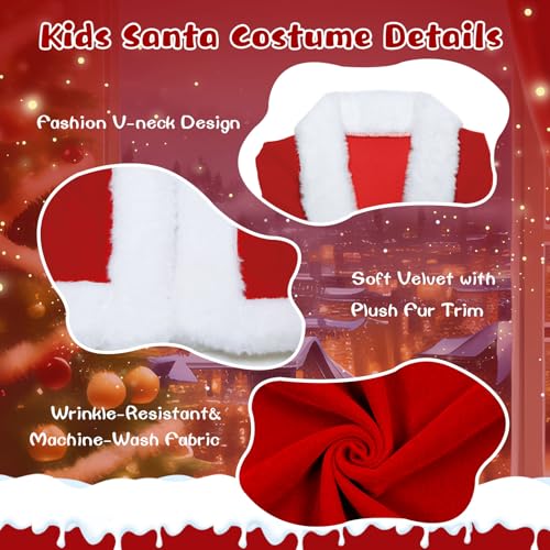 dgdgbaby Kids Santa Belt adds secure fit and classic silhouette.