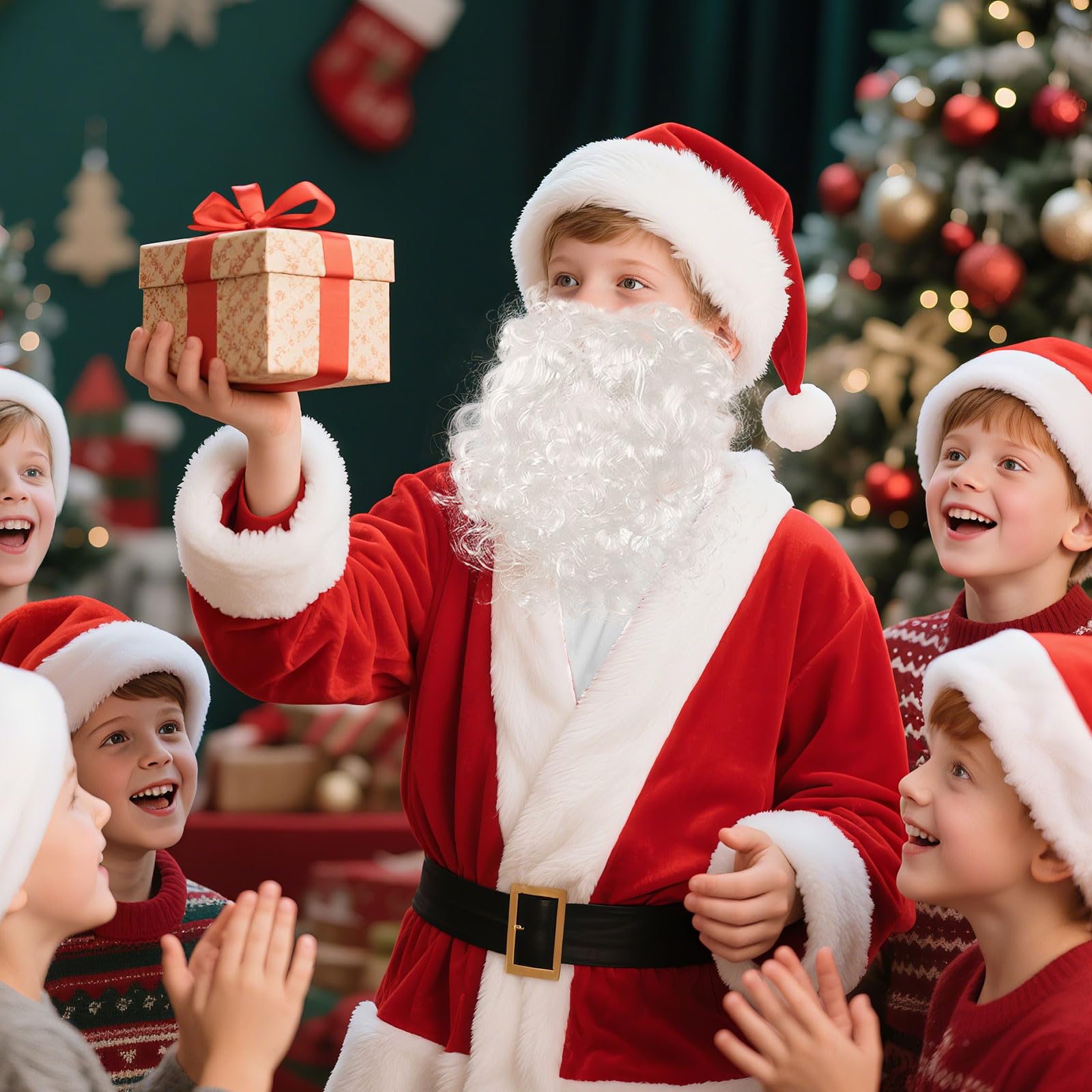 dgdgbaby Kids Santa Complete 6-Piece Set ready for holiday celebrations.