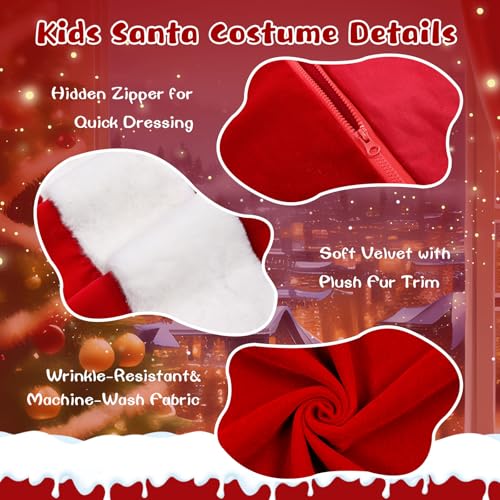 dgdgbaby kids Santa Costume belt for authentic fit and adjustability