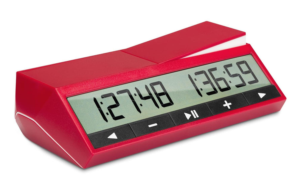DGT 2500 clock display highlighting clear timing options for flexible play