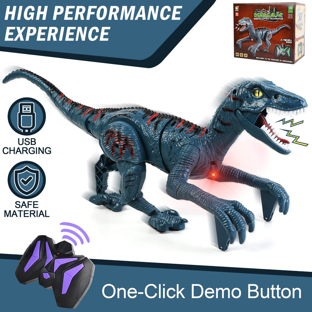 DibyAgl Large RC dinosaur battery life supports extended outings