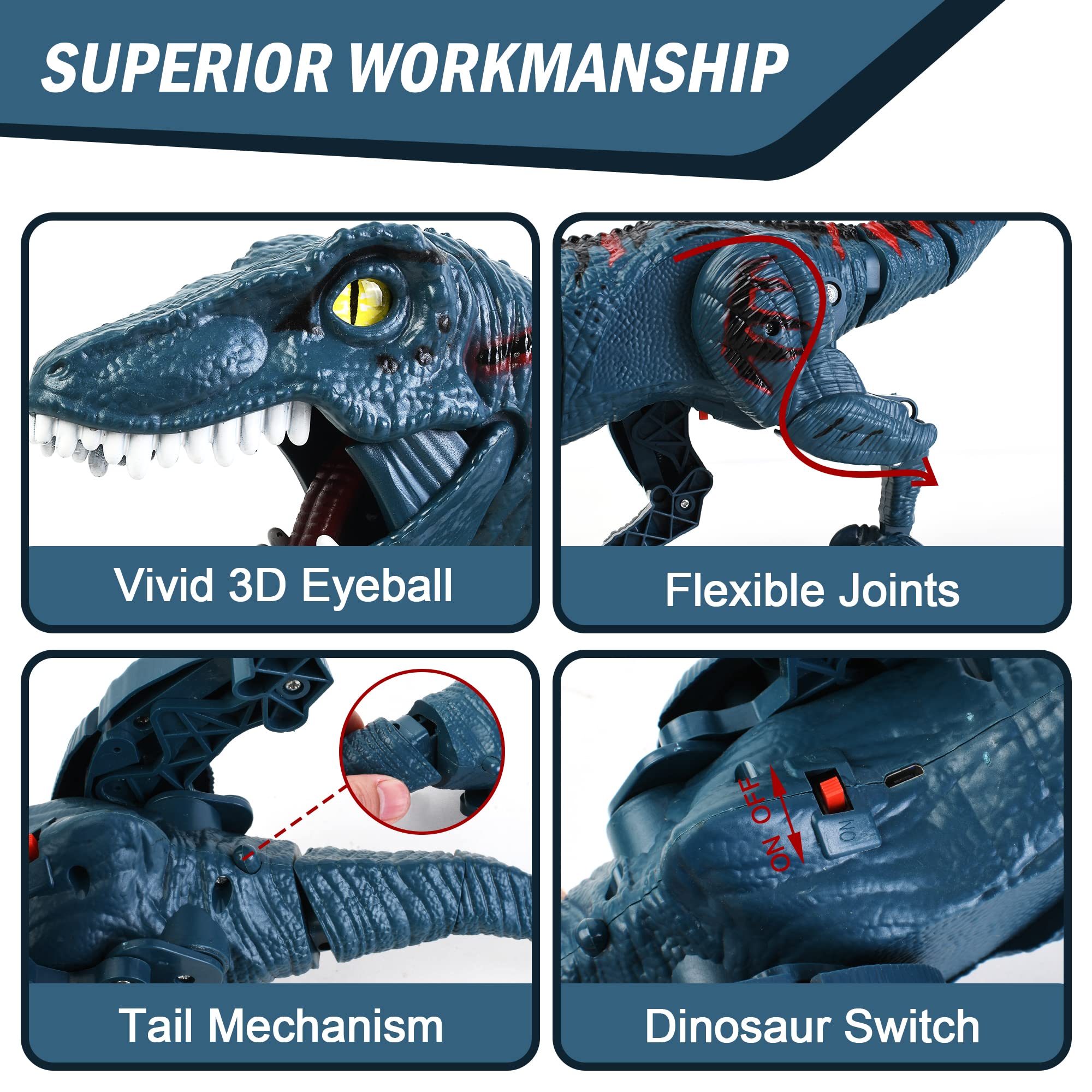 DibyAgl Velociraptor demo mode showcases autonomous actions for curiosity