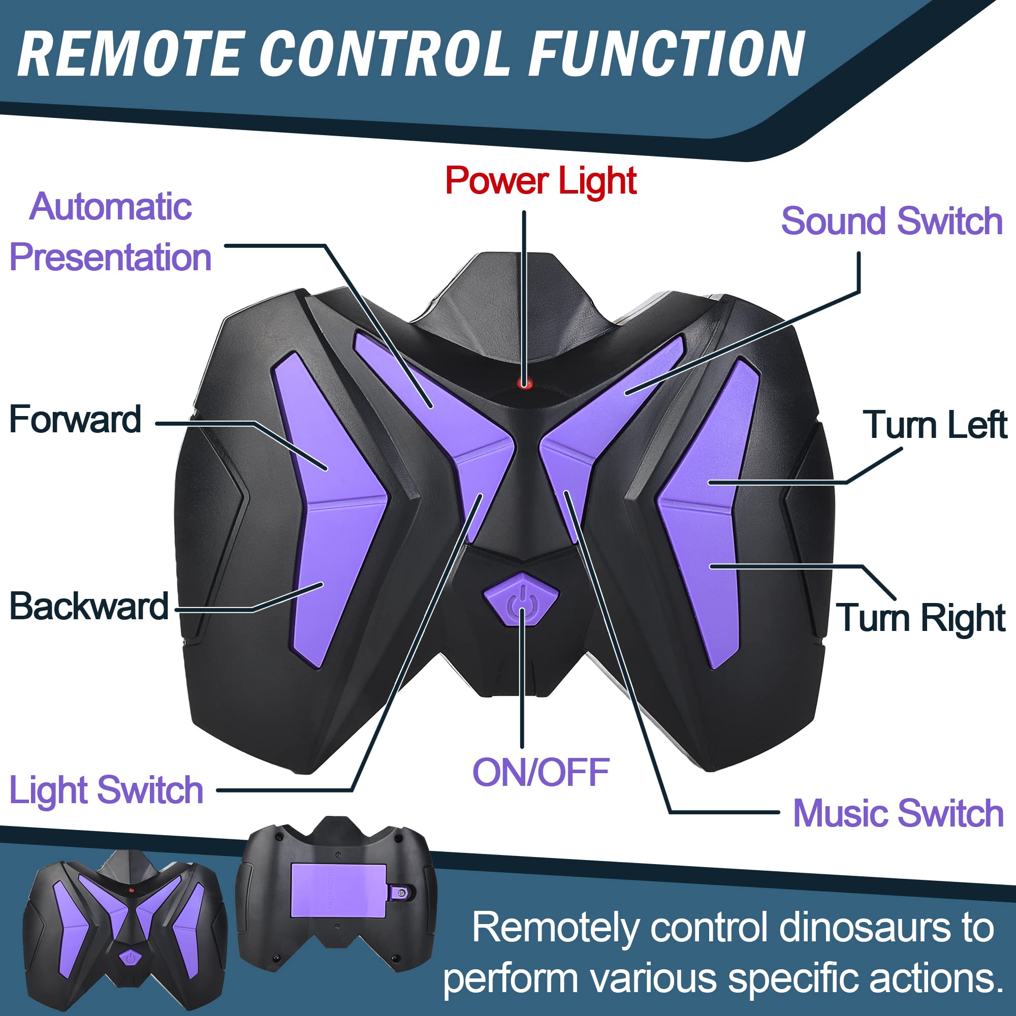DibyAgl Velociraptor growling sound feature enhances pretend adventures
