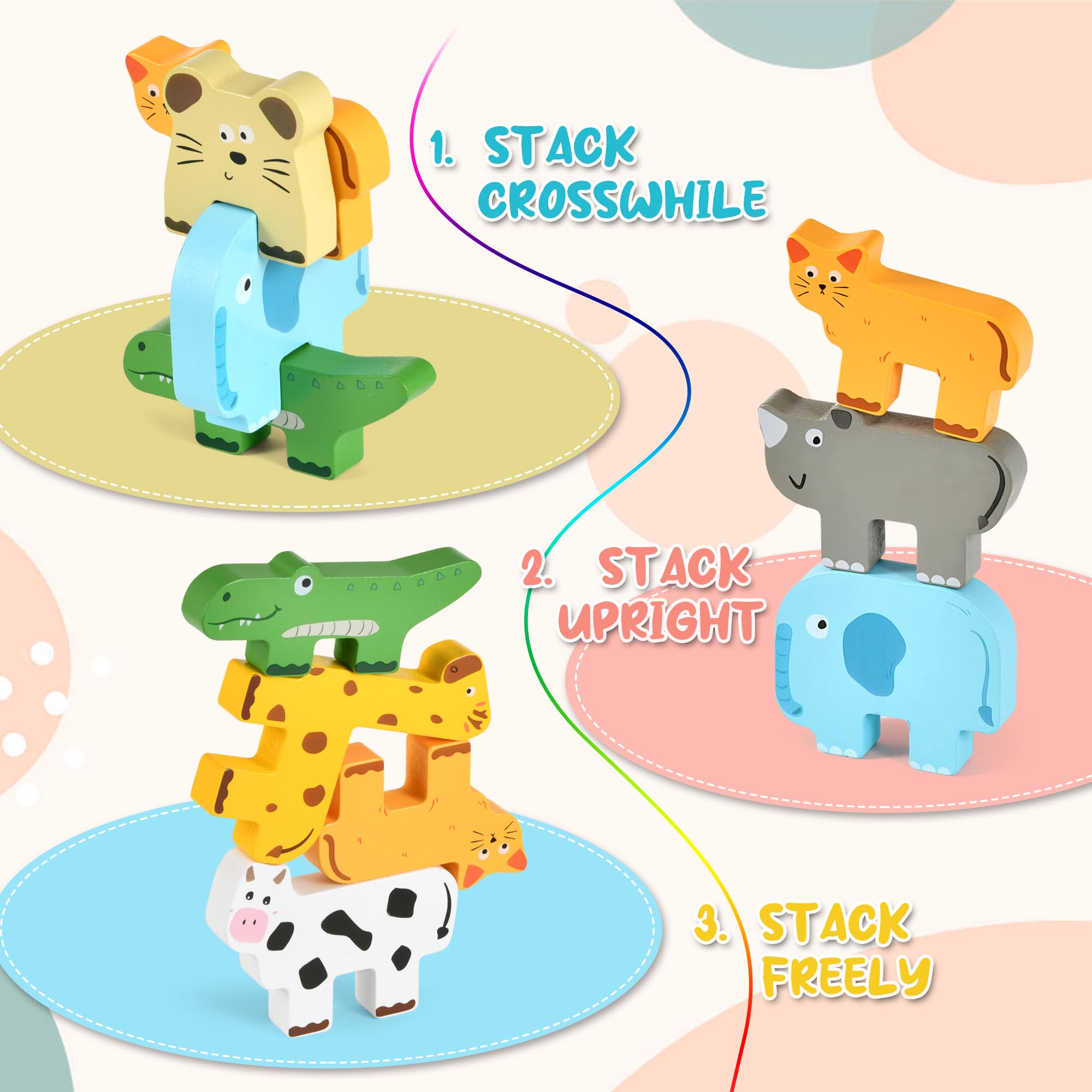 DICROON number blocks promote counting and spatial awareness through hands-on building.