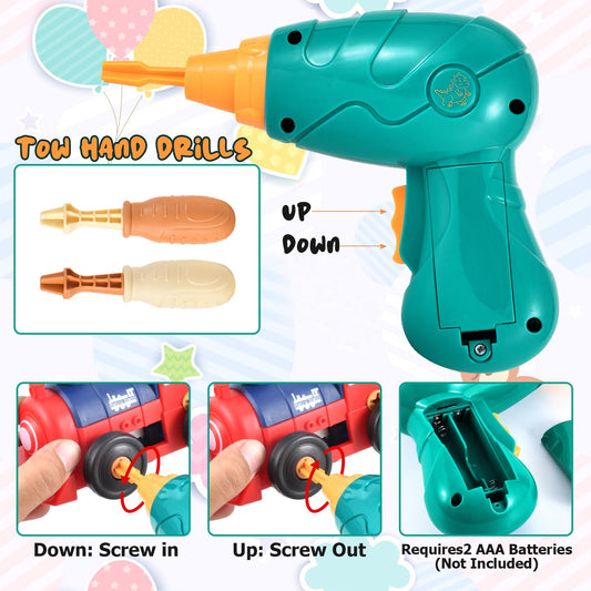 DICROON take-apart airplane model for playful STEM assembly