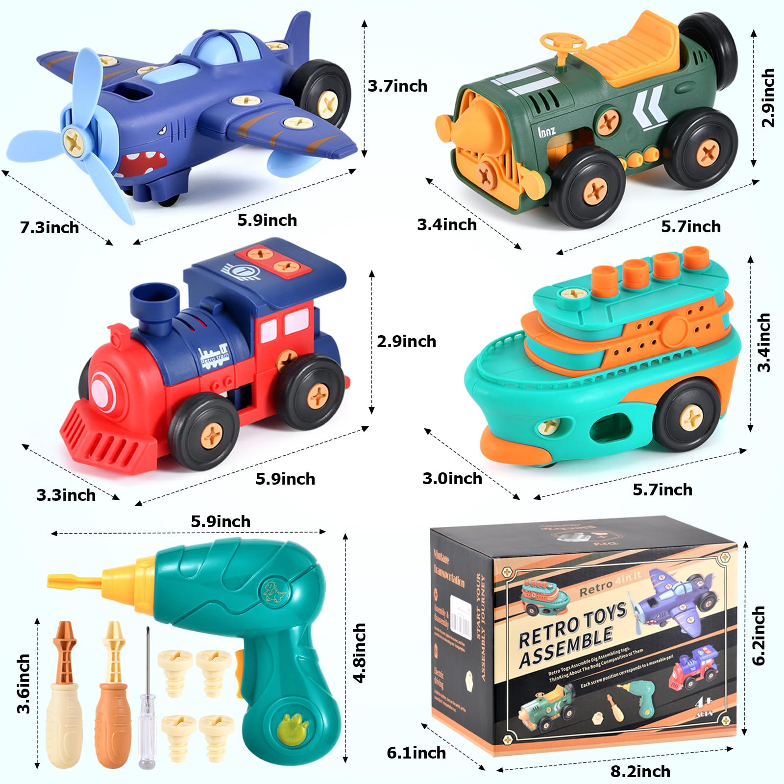 DICROON take-apart ship model encourages problem solving play