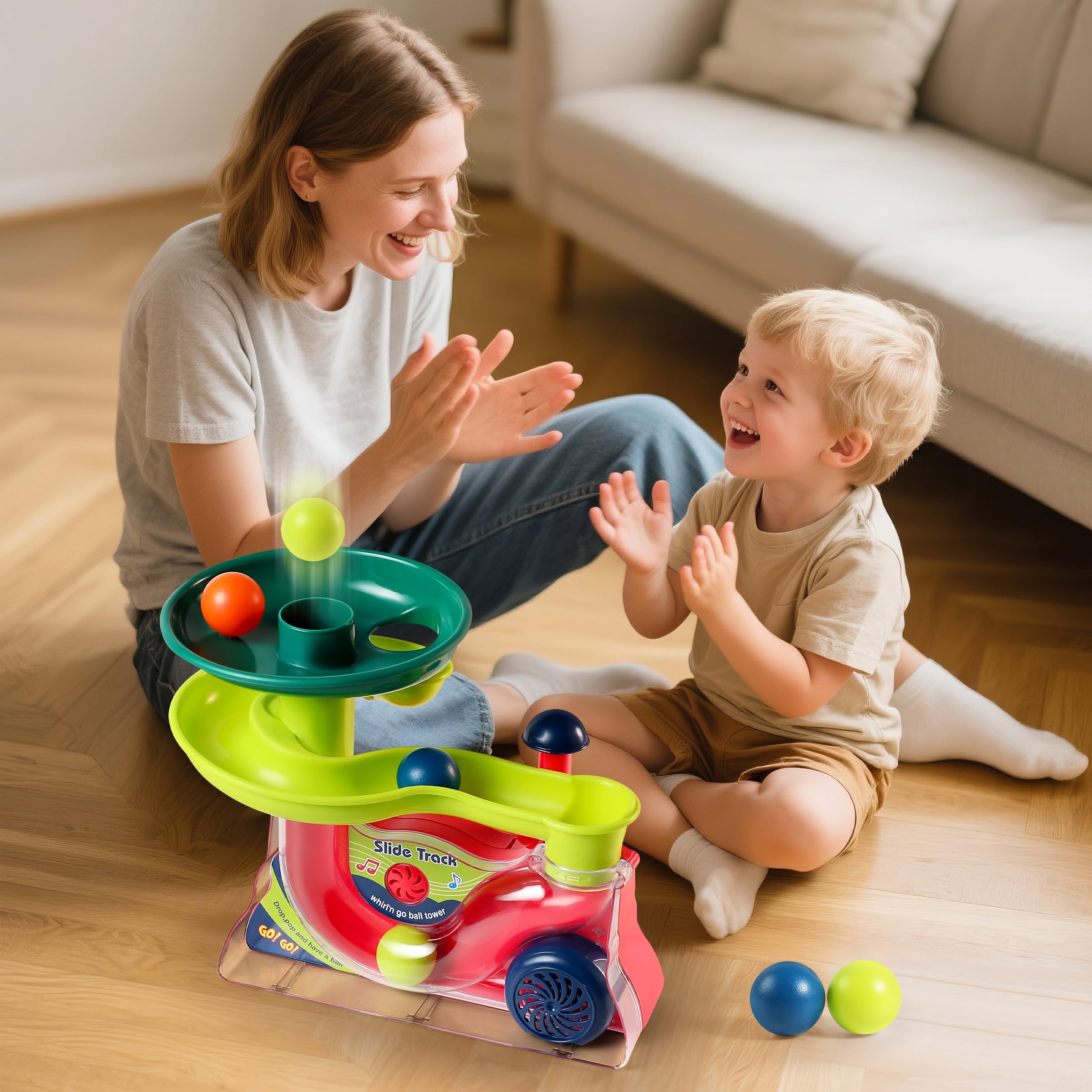 Didklom Busy Ball Popper balls highlight BPA-free durable design for safe play