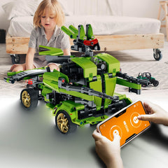 DIEBA STEM kit—app-controlled car on table for precise control