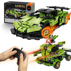 DIEBA STEM kit—supercar front view, inviting engineering play