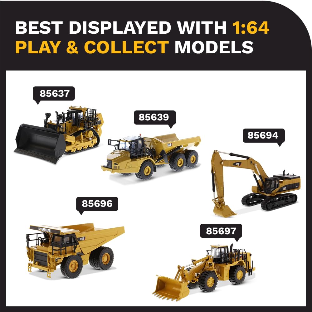 Diecast Masters Cat 745 diecast metal feel adds satisfying weight on shelves