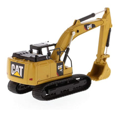 Diecast Masters Caterpillar 320F L side view highlights proportion for collections.