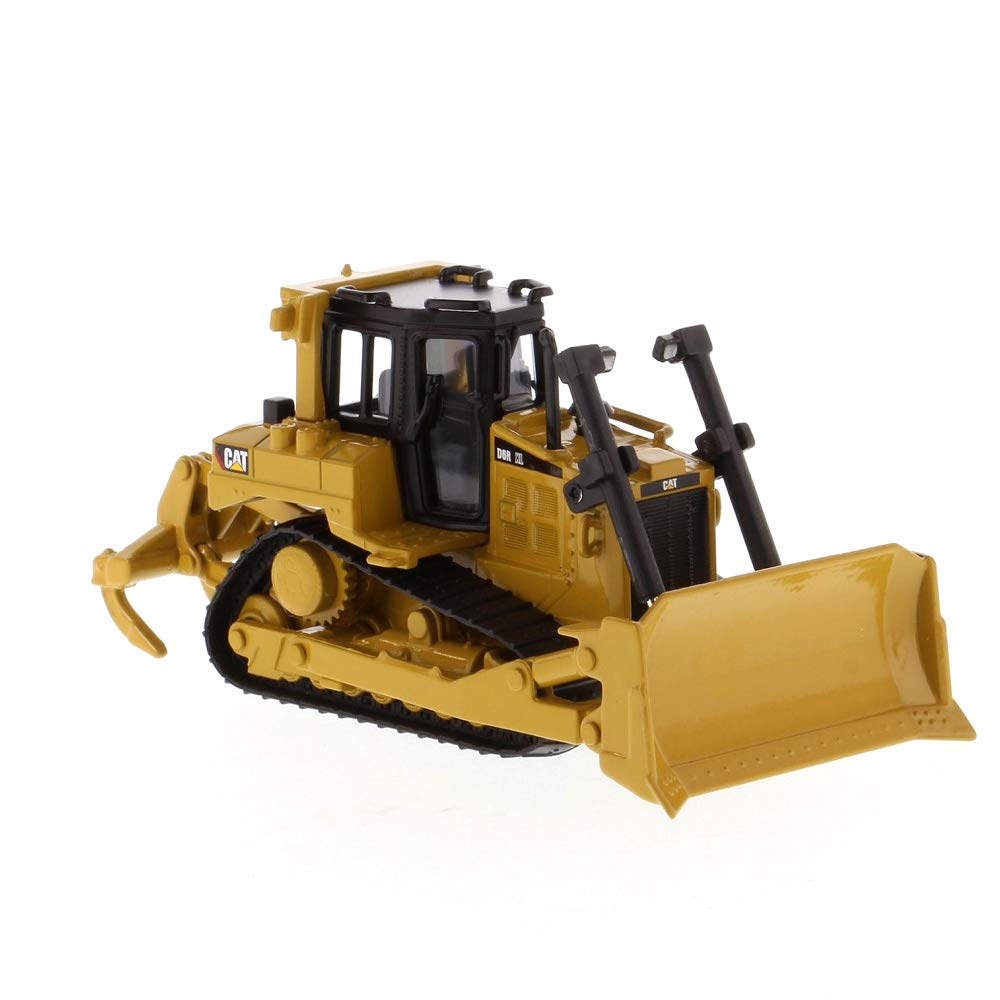 Diecast Masters D6R XL bulldozer emblem finish provides a polished collectible look