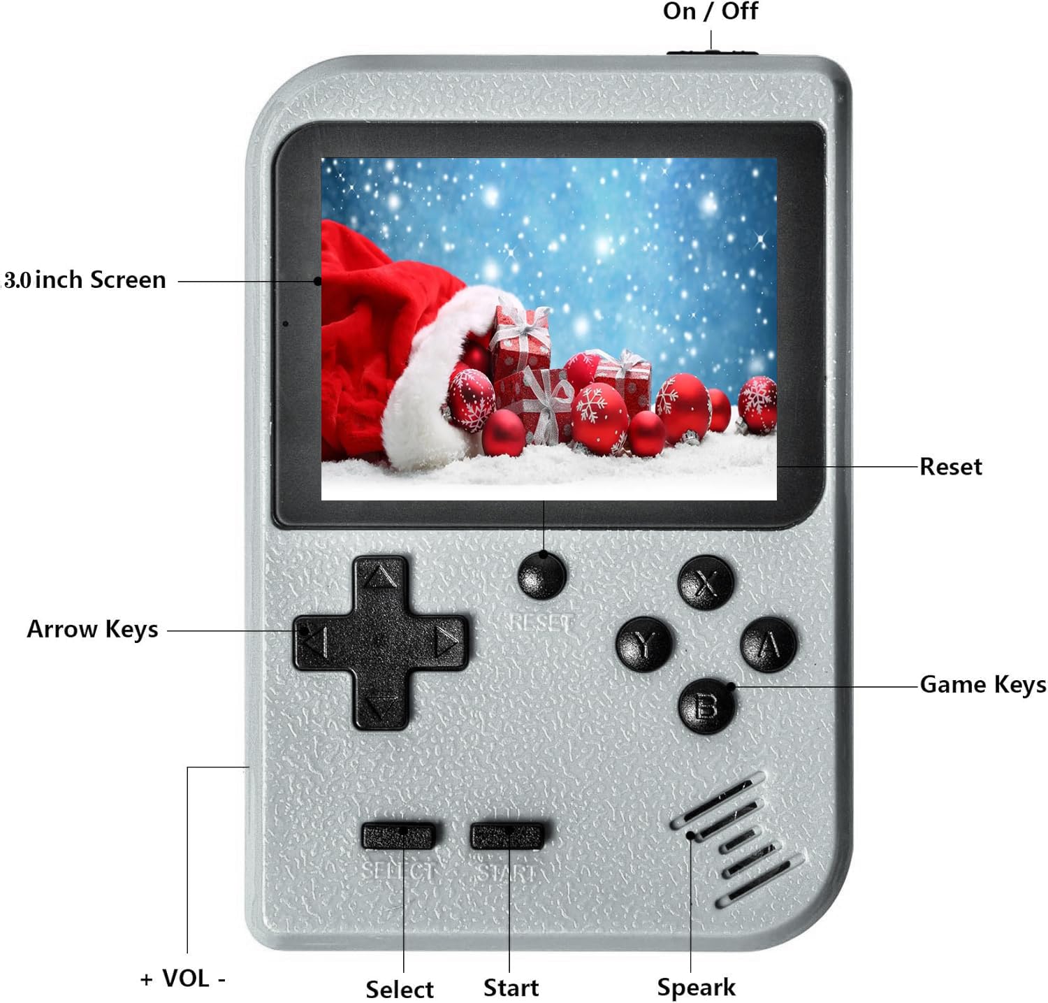 Digihan 1020mAh battery enables hours of gameplay between charges.