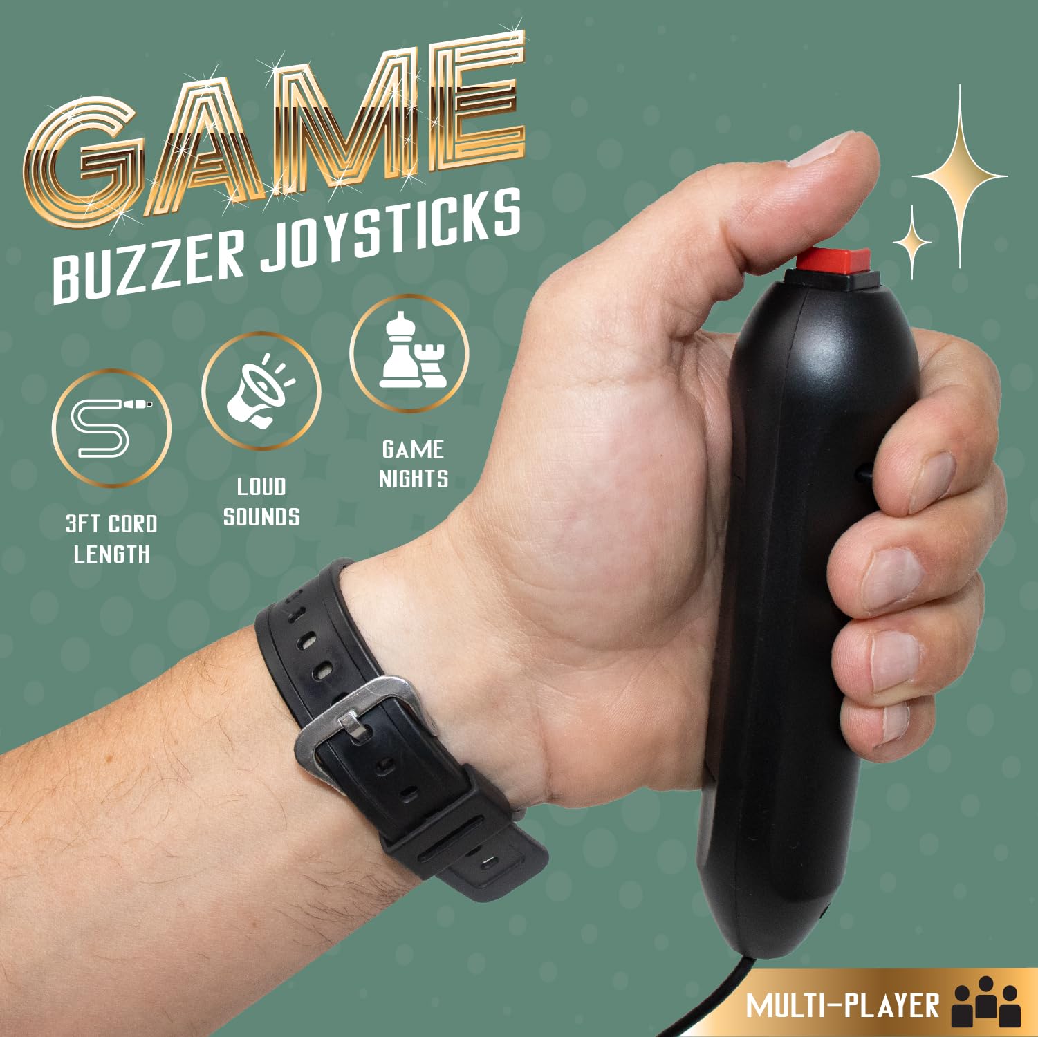 Digital Energy Handheld Game System joysticks setup for a show