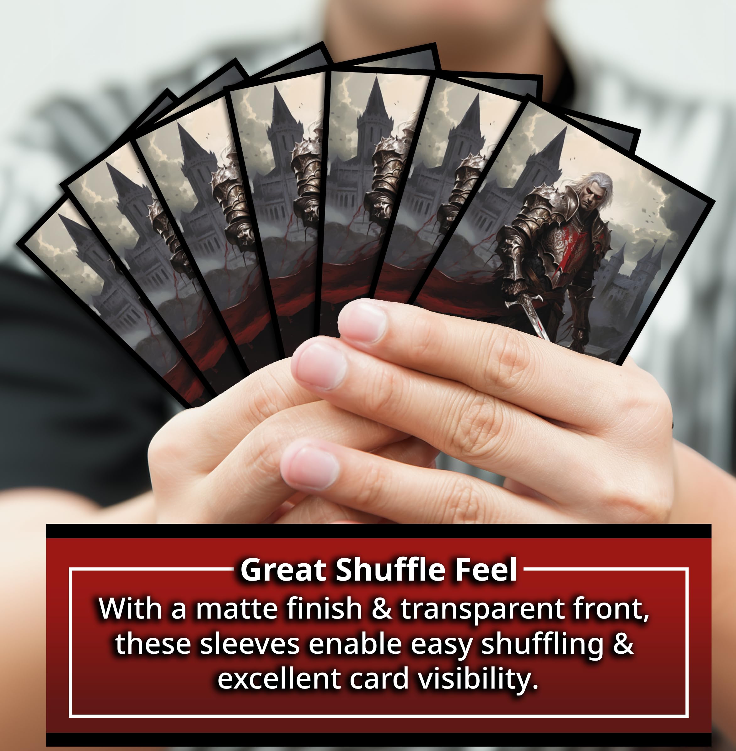 Digital Sorcery Studio Vampire Knight sleeve front offers clear visibility and matte shuffle