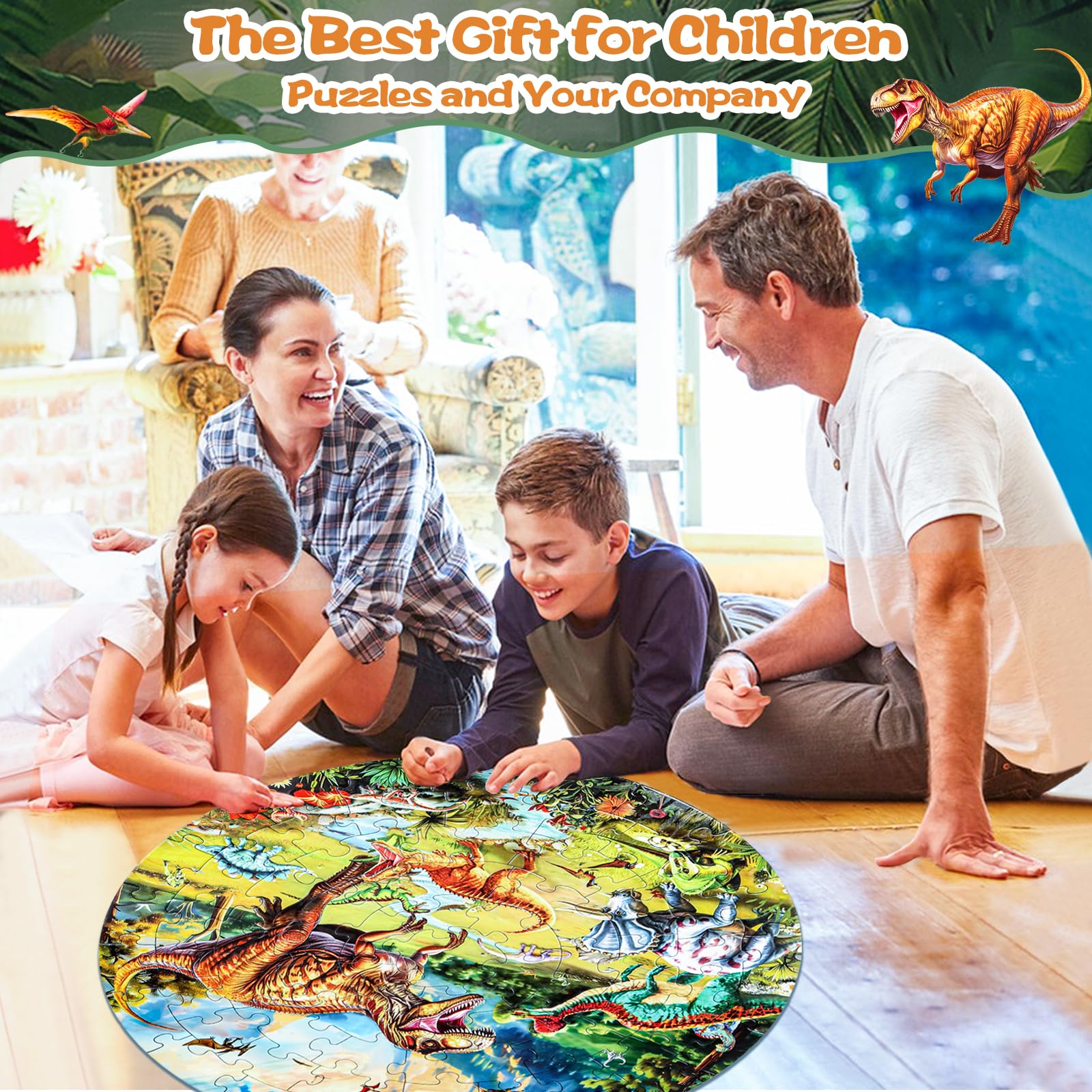 DIGOBAY Colorful dinosaur world sparks curiosity and imagination during daytime play.