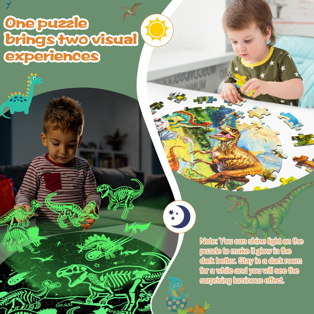 DIGOBAY Dino Floor Puzzle durable material ensures long-lasting use for busy kids.