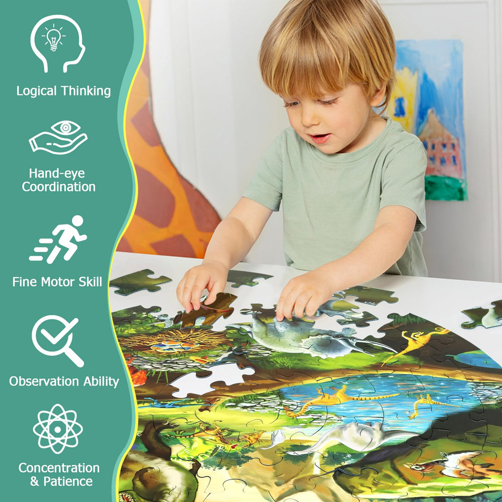 DIGOBAY dinosaur world detail enhances learning and focus during play.