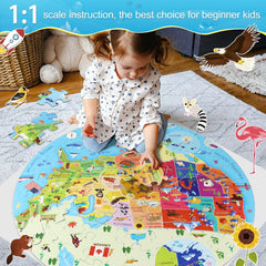 DIGOBAY safe durable cardboard construction supports long-term floor play.