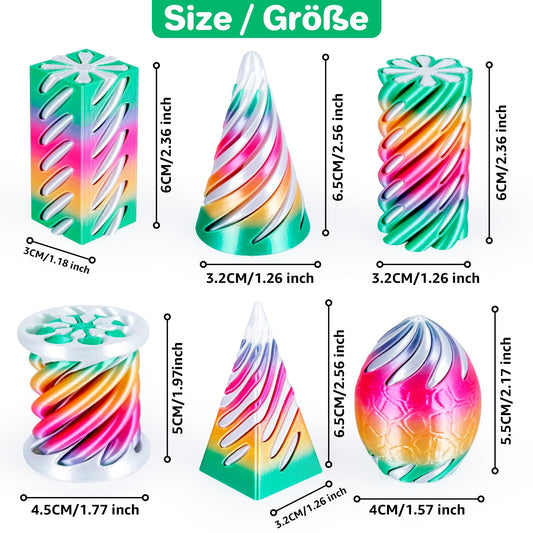 Dikale candy-gradient cone cylinder side view, portable desk companion for focus