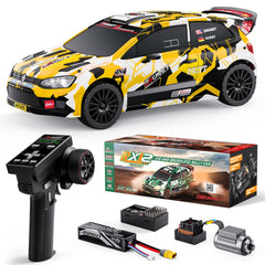 DIKAVEY front packaging showing yellow rally car and features for clear product info