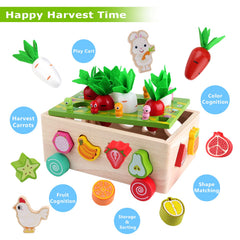 DIKAYI SKYFIELD rabbit and worms figure promotes interactive storytelling and fine motor use.