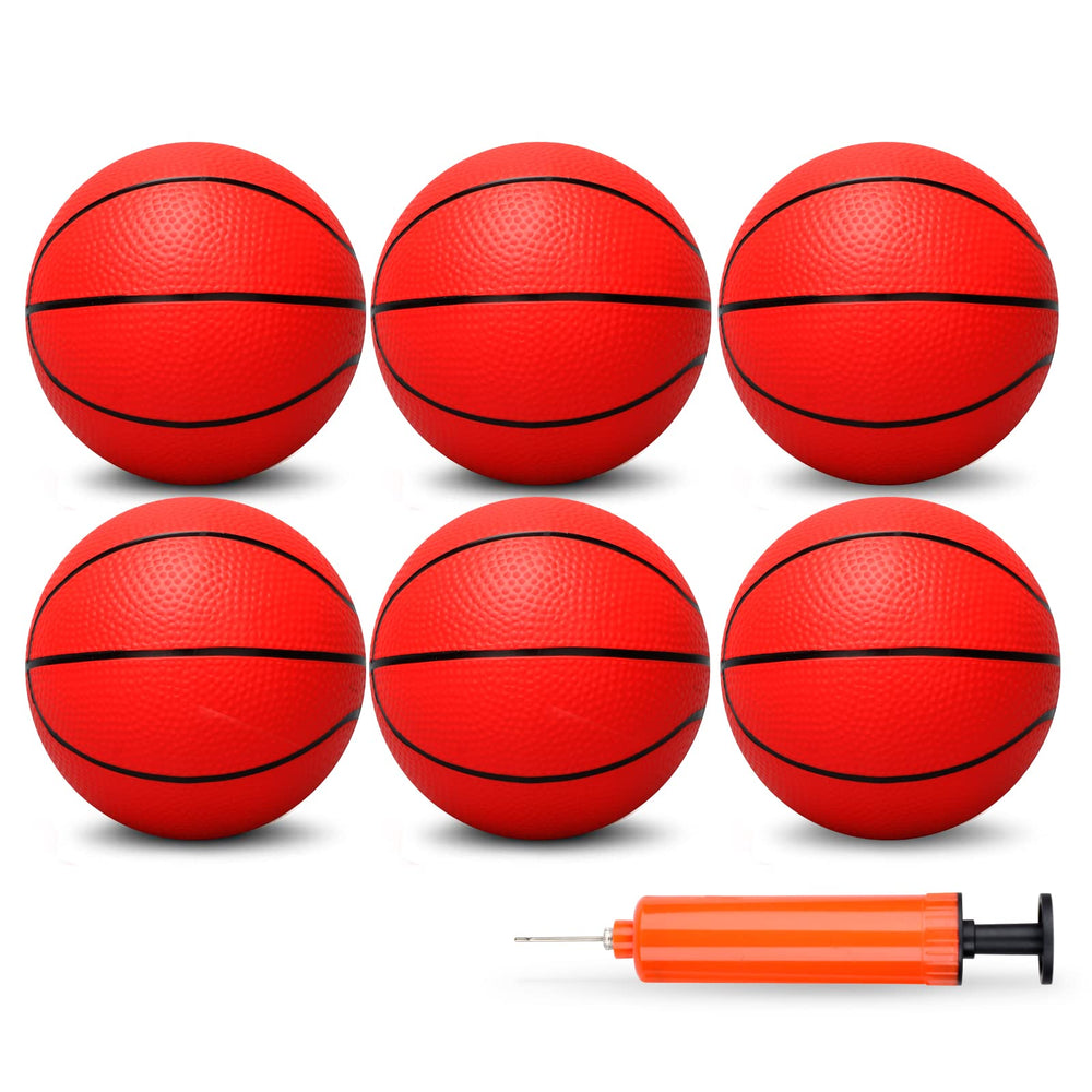 Dilabnba 6'' mini basketball features grip channels for confident handling.