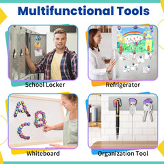 Dilabnba compact fiber-case magnets portable on-the-go learning and organization.
