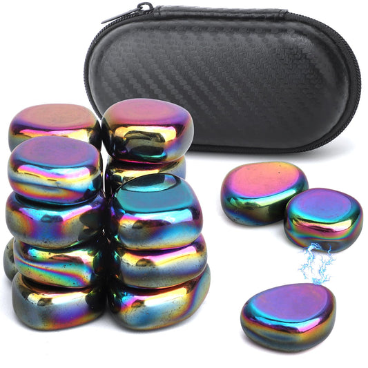 Dilabnba cool fidget toy fridge magnets rocks for desk fun and fridge organization.