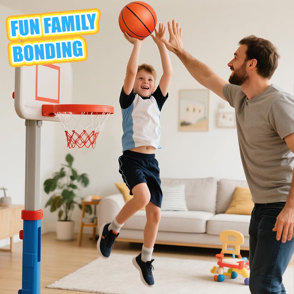 Dilabnba mini basketball ready for indoor and outdoor play.