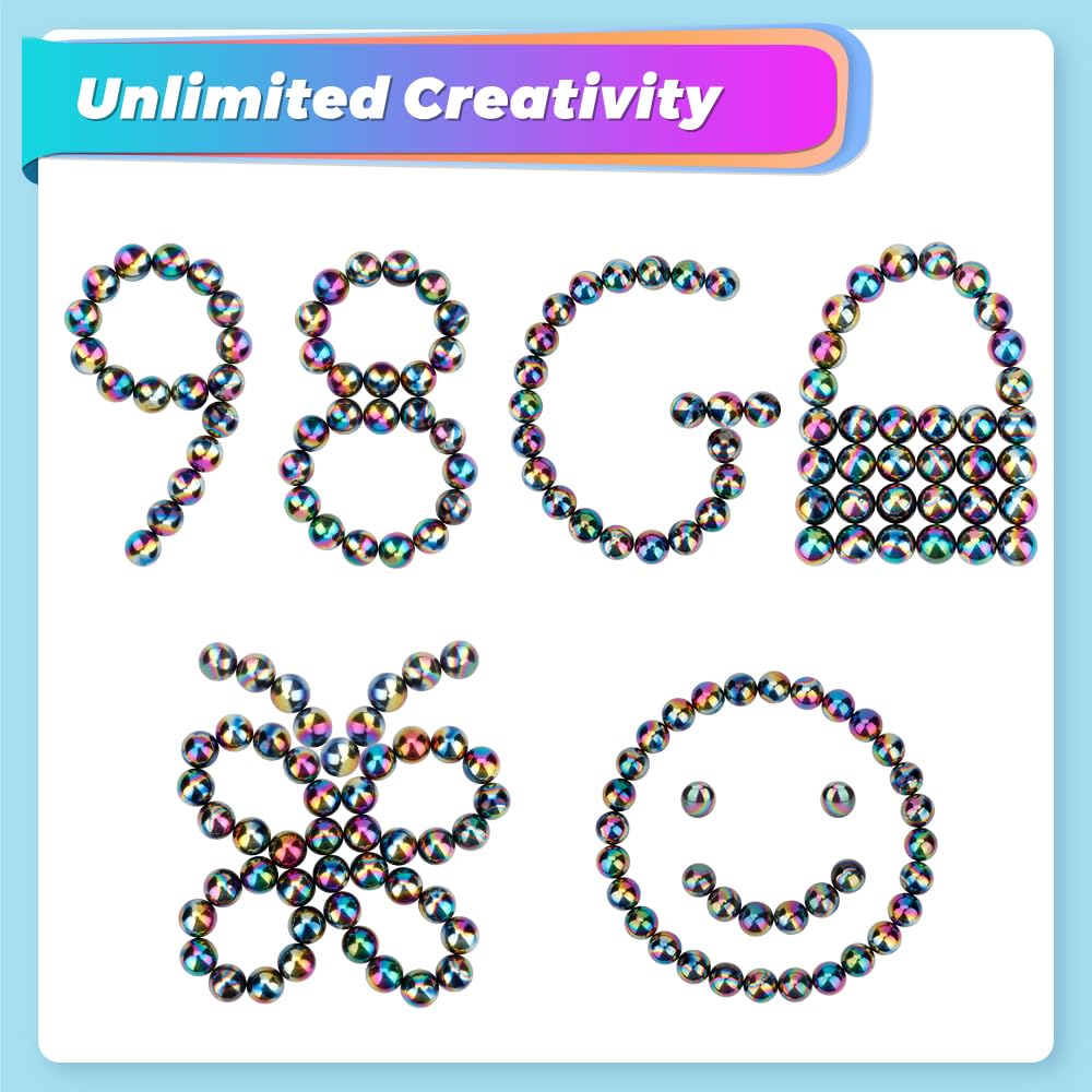 Tactile desk toy for adults and students to explore magnets safely